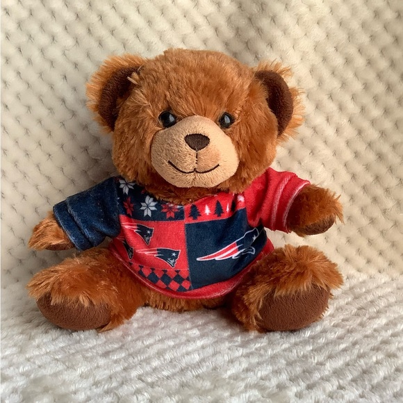 Forever Collectibles NFL New England Patriots Plush Teddy Bear Stuffed Animal - Picture 1 of 9